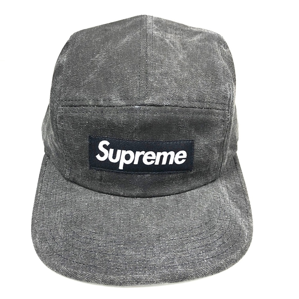 SUPREME 15SS Stone Washed Canvas Camp Cap